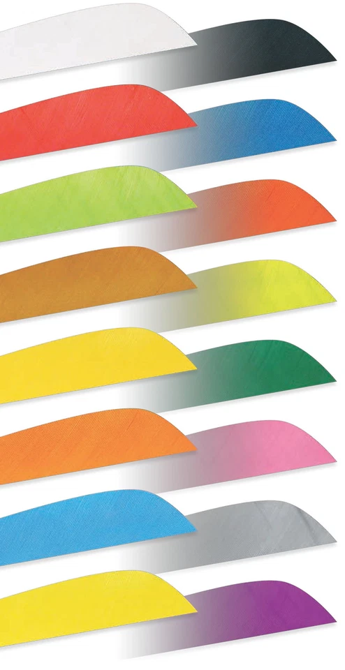 GATEWAY ARCHERY - 3" R/W PARABOLIC FEATHERS - Image 1 of 2