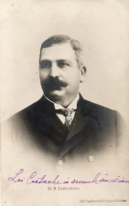 RUMÄNIEN ARZT N. SADOVEANU FOTO POSTKARTE Edit. Papetarie Principele Nicolae - Bild 1 von 2