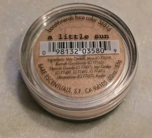 bareMinerals A LITTLE SUN Face Color .03 oz /.85 g Loose Powder RARE NEW SEALED - Picture 1 of 10
