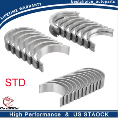 STD Fits GMC Envoy Hummer Chevrolet Colorado Isuzu 2.9L 4.2L Main Rod Bearing US - Imagem 1 de 4
