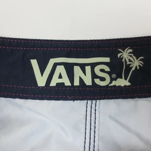 Vans Board Shorts 28 Mens Off The Wall Swim Suit Cargo Pocket Multicolor 19.5" - Picture 1 of 12