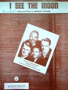 Noten::I SEE THE MOON::The Mariners ©1953 - Bild 1 von 3