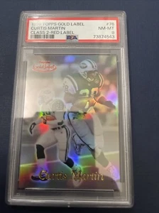 1999 CURTIS MARTIN Topps Gold Label Class 2 Red Label #76 #/50 PSA 8 - Picture 1 of 3