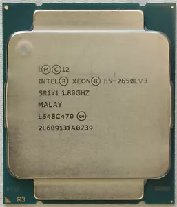 Intel Xeon E5-2650L v3 SR1Y1 1.80GHz 30MB 12-Core LGA2011-3 CPU Processor - Picture 1 of 3