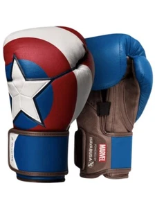 Hayabusa Marvel Hero Elite Boxing Gloves Captain America 12oz Avengers New - Picture 1 of 4