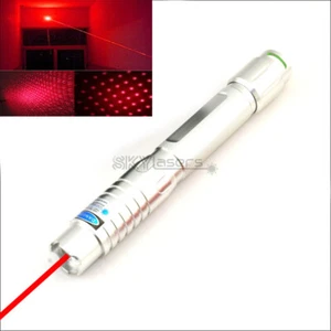 Penna puntatore laser rosso messa a fuoco regolabile 1mw 650nm luce fascio visibile - Foto 1 di 11