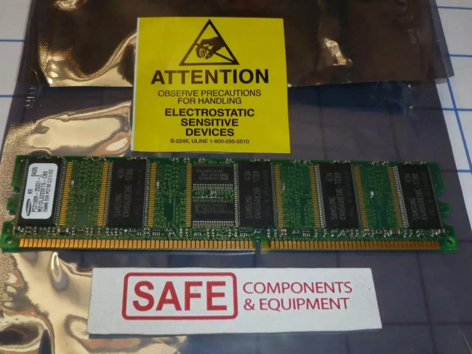Samsung 256MB DDR2 PC2100 DIMM Memory 184-Pin M312L3223ETS-CB0 ECC CL2.5 C33-6 - Image 1 of 1