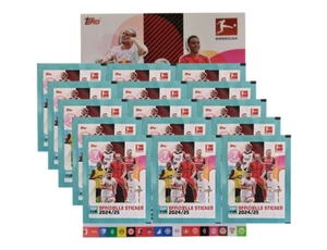Pegatinas Topps Bundesliga temporada 2024/2025 / 1 álbum de cromos + 15 bolsas de cromos - Imagen 1 de 3