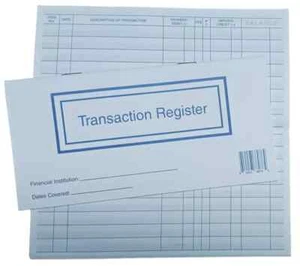 Checkbook Transaction Registers 2025 2026 2027 Calendar Check Book Register - Picture 1 of 15