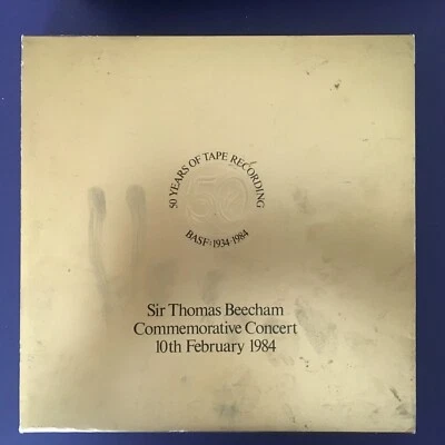 SIR THOMAS BEECHAM Commemorative Concert - 3 cassettes RARE - Image 1 of 4