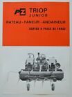 Triop Junior Rateau Faneur 1960S Dealer Sheet Brochure - French - Canada