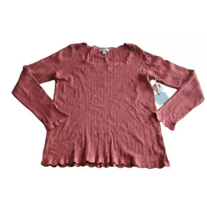 Ryegrass Damen Gr. 3X Burn Brick Strickpullover Sweatshirt - Bild 1 von 7