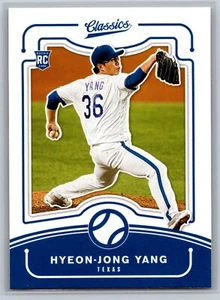 2021 Panini Chronicles Classics Baseball #4 Hyeon-Jong Yang RC Texas Rangers - Picture 1 of 2