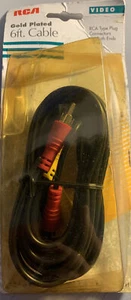6' Premium RCA Video Stereo Extension Cables GOLD PLATED JACKS VH83 - f10 - Picture 1 of 4