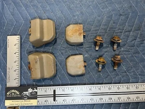 2008-2015 Volvo XC70 S80 Front Driver Seat Anchor Bolts & Tan Trim OEM #4208E - Picture 1 of 11