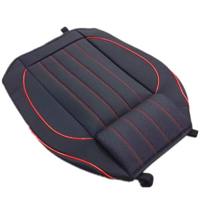 Full Surround Car Front Seat Auto Chair Cushion Pad Mat Breathable PU Leather - Image 1 of 4