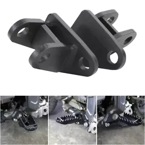 Motorcycle Footpeg Footrest Lowering Mounts Kit Fit For Suzuki DR650 1996-2024 - Picture 1 of 12