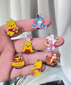 70 Stck. Cartoon Pooh Tigger Bettelarmband Halskette Anhänger zum Selbermachen Schmuckherstellung - Bild 1 von 2