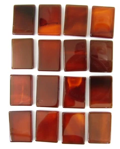 173.15 Ct Natural Yellow Onyx Loose Gemstone 13x18 mm Cabochon 16 Pcs Lot- 60930 - Picture 1 of 2