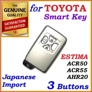 LLAVE INTELIGENTE 3 BOTONES PARA TOYOTA ESTIMA REMOTA - ACR50 / ACR55 / AHR20 - Imagen 1 de 3