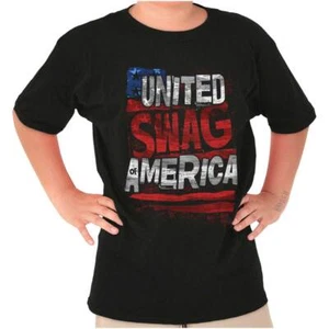 Vintage Distressed United Swag America Flag Youth Crewneck T Shirts Boy or Girl - Picture 1 of 7