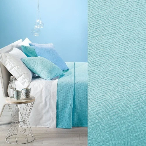 Copriletto in piquet di puro cotone UNA PIAZZA di CALEFFI articolo RODEO Var. TU - Immagine 1 di 1