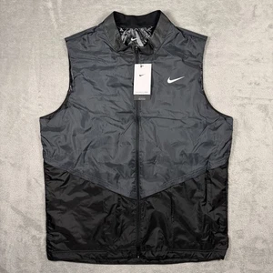 Nike Therma-FIT ADV Repel Golf Vest Men's XL Black FQ0447-010 NWT New Full Zip - Picture 1 of 21