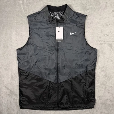 Nike Therma-FIT ADV Repel Golf Vest Men's XL Black FQ0447-010 NWT New Full Zip - Image 1 of 4