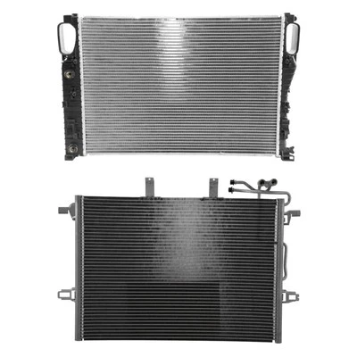 Kit de radiador y condensador de refrigeración de alcance para Mercedes-Benz E55 AMG 04-06 Foto 1 de 2