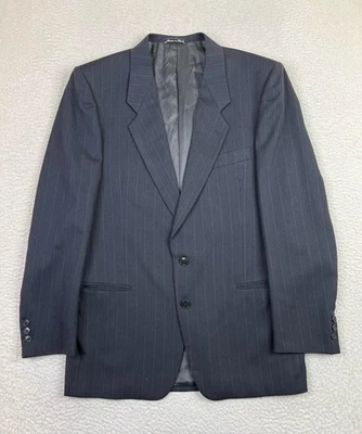Casaco esportivo Mani Giorgio Armani blazer masculino 42L feito em lã Itália listra de giz - Imagem 1 de 4