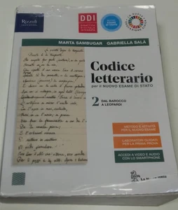 codice letterario – vol. 2 - nuova italia - 9788830211933 - Foto 1 di 2