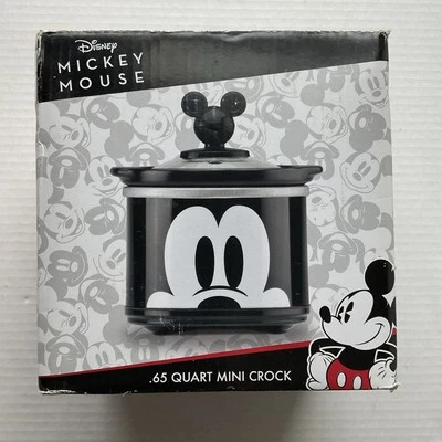 Disney Mickey Mouse Mini Crock Pot .65 Quart Slow Cooker Removable Stoneware - Image 1 of 4
