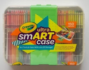 Crayola Ultra Smart Case Art Case 150 Pieces Kids Colours Craft kit Gift - Picture 1 of 1