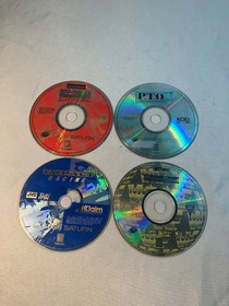 Lot Of 4 Sega Saturn Games PTO Wrestle mania Off World Racing Untested
