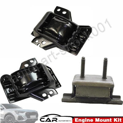 前 L & R 发动机和变速器安装 3 件。 2005 - 2007 年适用于福特 F-250 F-350 F-450F-550 — 第 1/4 张图片