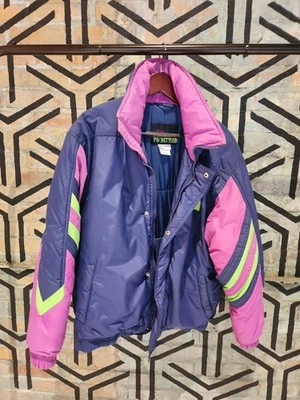 ProStyled Vintage Full Zip Ski JACKET COAT Vibrant Color 40 (Medium) - Image 1 of 4