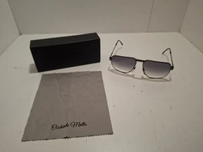 occhiali da sole vintage Alfa Romeo da aviatore con montatura in metallo - Image 1 of 4