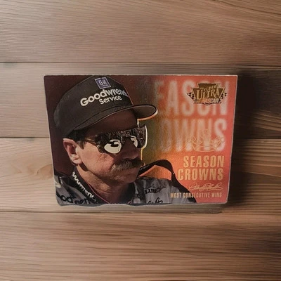 1996 Fleer Ultra - Dale Earnhardt #15 of 15 Season Crowns - Image 1 of 3