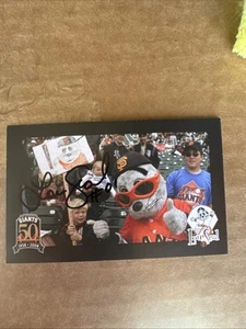 2008 50 Year Anniversary SAN FRANCISCO GIANTS LOU SEAL autograph Hawaiian Monk - Picture 1 of 2