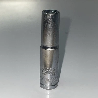 HUSKY 9/32" 6-point Deep socket, 1/4" Drive - Image 1 of 4