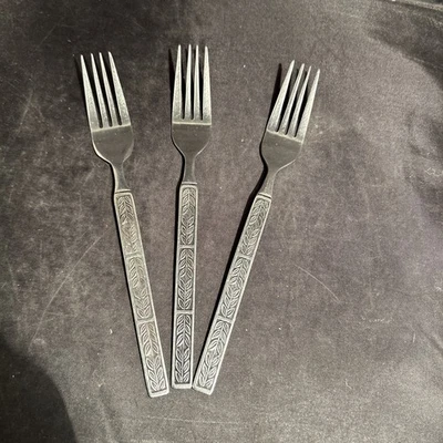 3 HF Hanford Forge NORWOOD Stainless Dinner Forks - Изображение 1 из 2