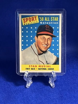 1958 Topps - Revista deportiva '58 All Star Selection Stan Musial #476 Foto 1 de 2