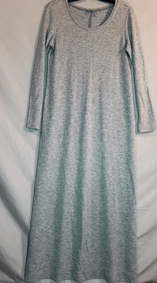 J Jill серый полной длины вязаный макси платье размер S длинные рукава шерсти/вискозы смесь - Изображение 1 из 4