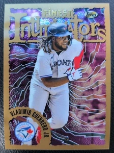 Vladimir Guerrero Jr 2023 Topps Finest Flashbacks Intimidators #18 Blue Jays NM - Picture 1 of 2