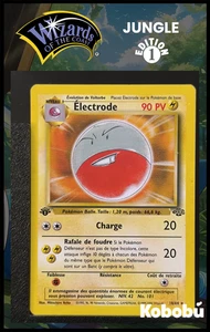 Pokemon Karte Elektrode 18/64 Edition 1 Ed 1 Jungle Wizards 1 - Bild 1 von 3