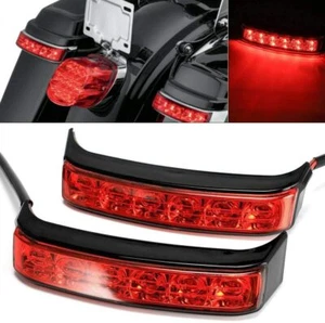 Alforja Bolsa de alforja LED Luz de luz giratoria de freno para Harley Davidson 2014-2020 - Imagen 1 de 12