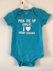 "Pick Me Up Darlin"" Traje enredadera de una pieza para bebé azulada NUEVO elige la talla - Imagen 1 de 1