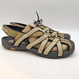 Lands' End Sandals Men's 9EE Bungee Lock Cap Toe Hiking Trail Water Sport Shoes - Picture 1 of 10