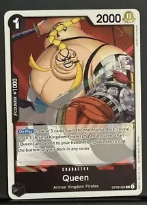Queen | Animal Kingdom Pirates | One Piece | OP08-080 | Two Legends | Foil - Picture 1 of 2