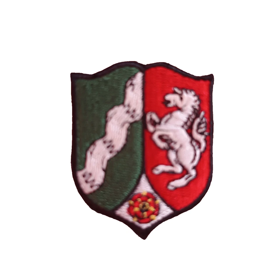 NORDRHEIN - WESTFALEN , WAPPEN KLEIN , 1 AUFNÄHER-PATCH-AUFBÜGLER. - Bild 1 von 1
